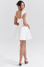 Jasmine Göğüs Cup Detay Mini Elbise